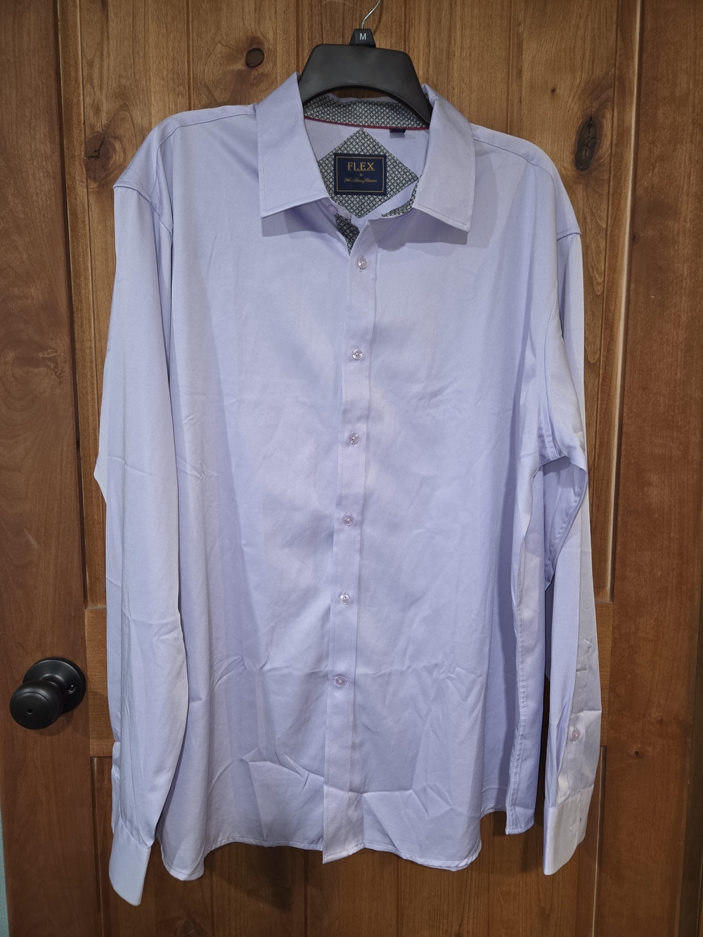 Flex Men's Lavender‎ Dress Shirt — Classic Spread Collar